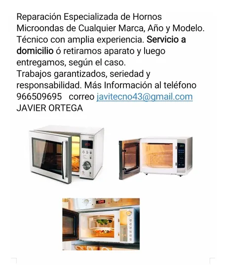Reparación Especializada De Hornos Microondas