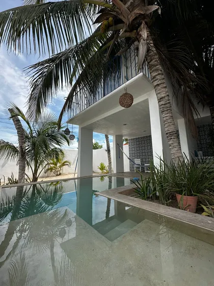 Venta De Casa En La Playa Con Piscina En Chelem Puerto Progreso 