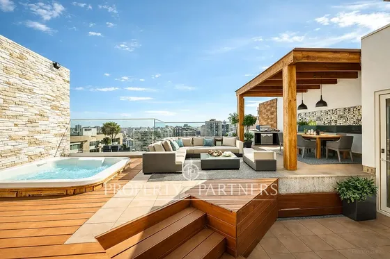 Espectacular Y Moderno Dúplex Con Doble Altura Y A...