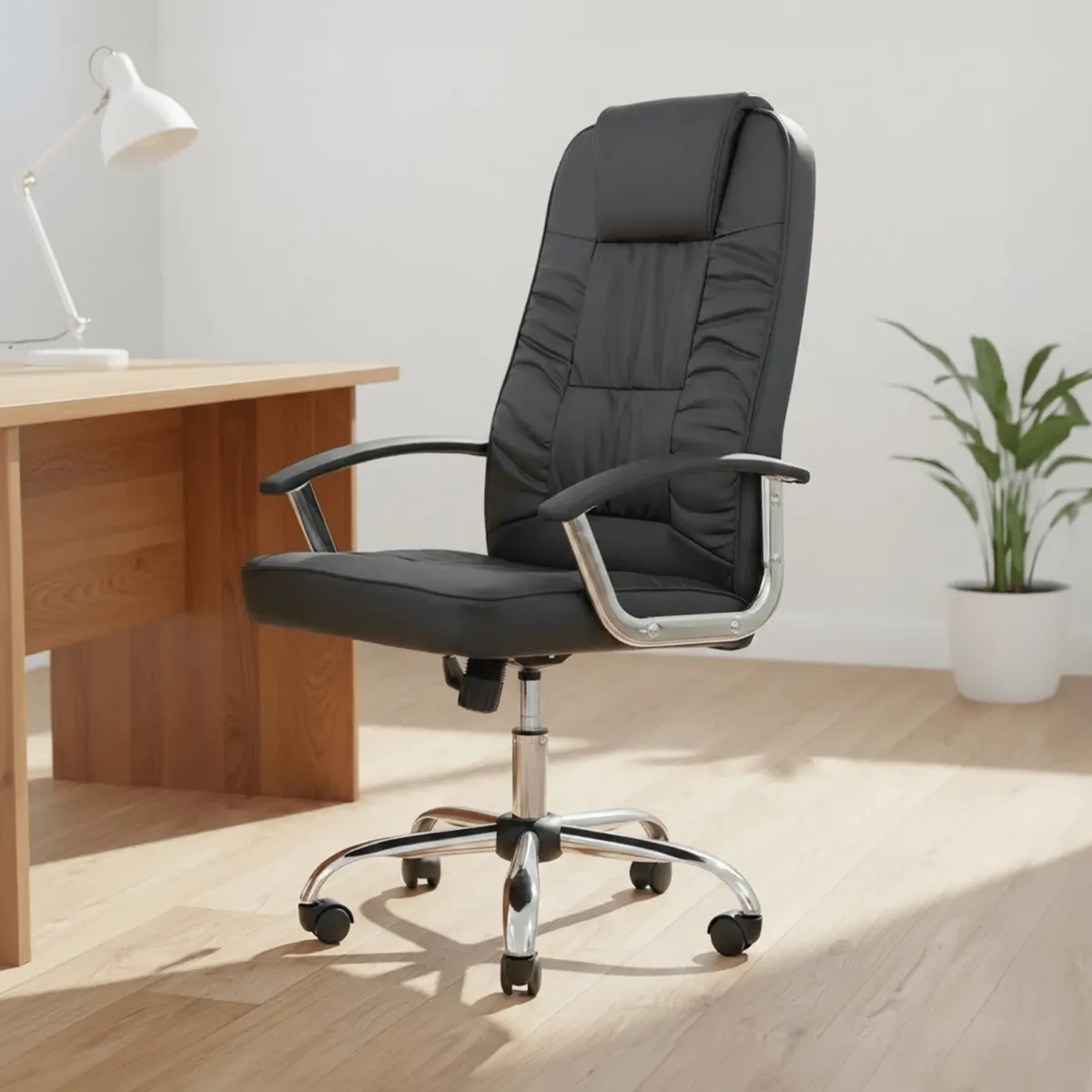 Cadeira De Escritório Presidente Denver Healer Preto