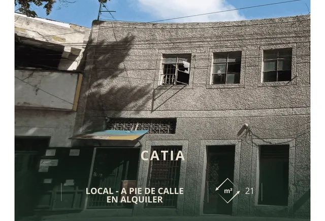 Alquiler Local Comercial En Catia A Pie De Calle 21 M2