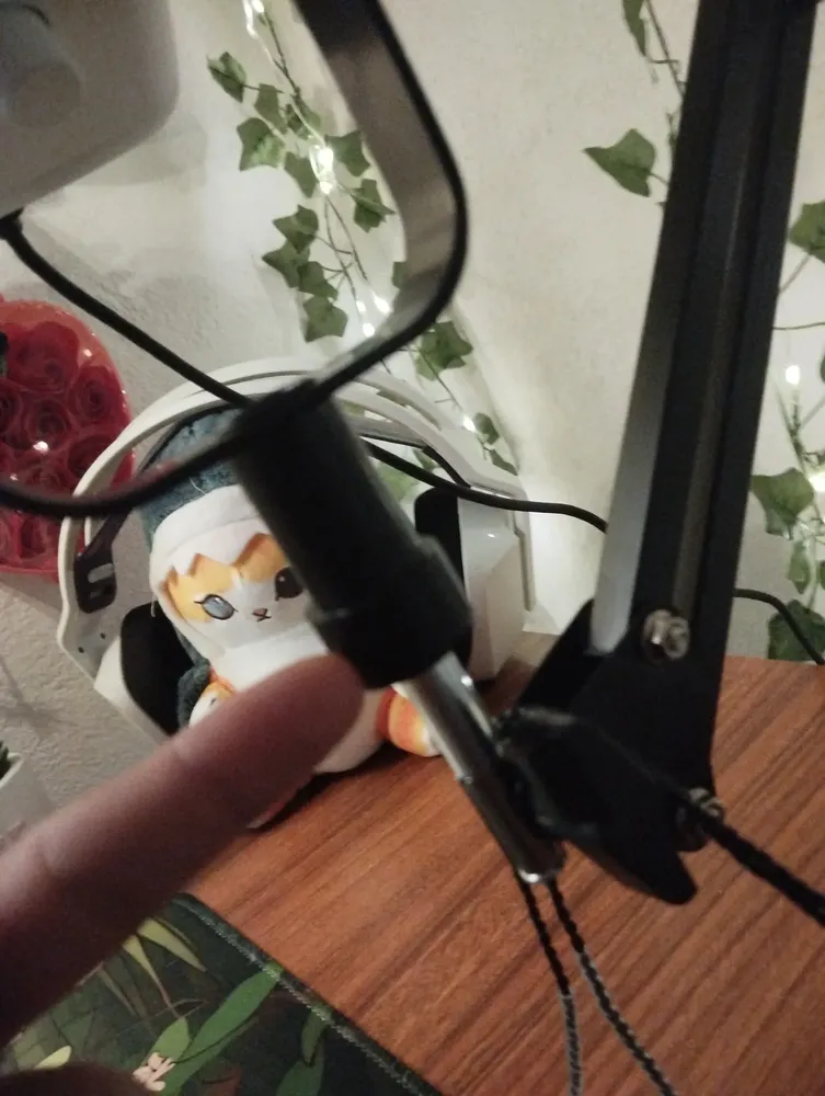 Foto del micrófono compartida por un comprador