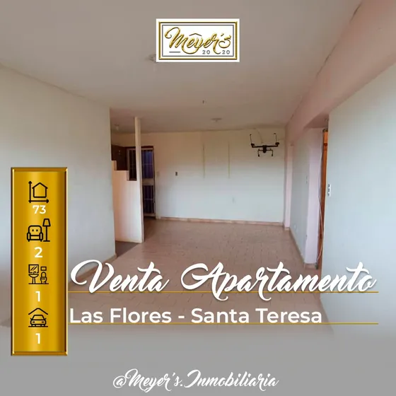 Venta De Apartamento, Ubicado En Las Flores, Santa Teresa Del Tuy.