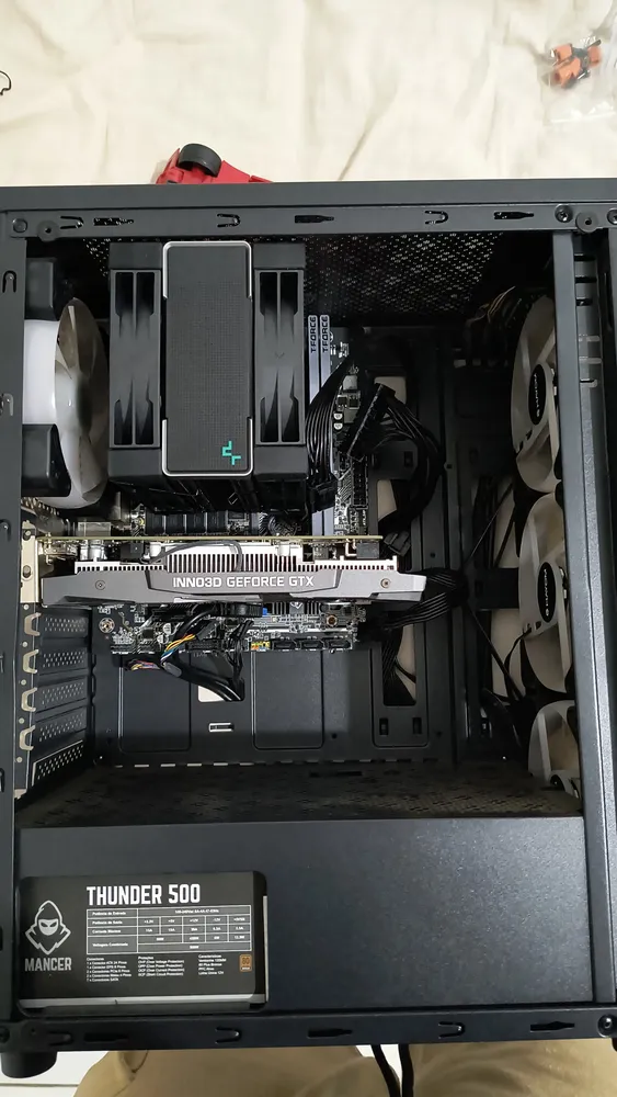 Dissipador de calor LED Deepcool Ak400 Zero Dark Plus Dissipador de calor LED Deepcool Ak400 Zero Dark Plus