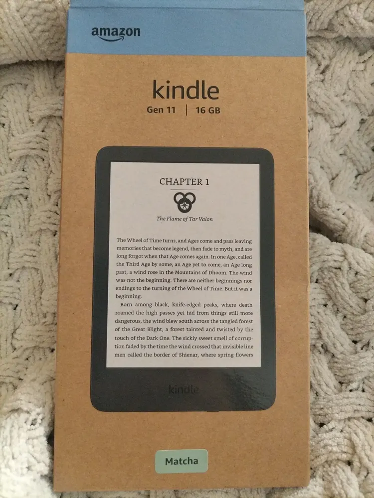 Kindle Basic 2024 6 Wi-Fi de 16 GB com luz de leitura Matcha verde