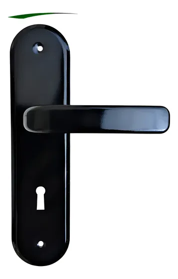Fechadura Interna MGM Stilo Alavanca Preta 40mm Porta Quarto