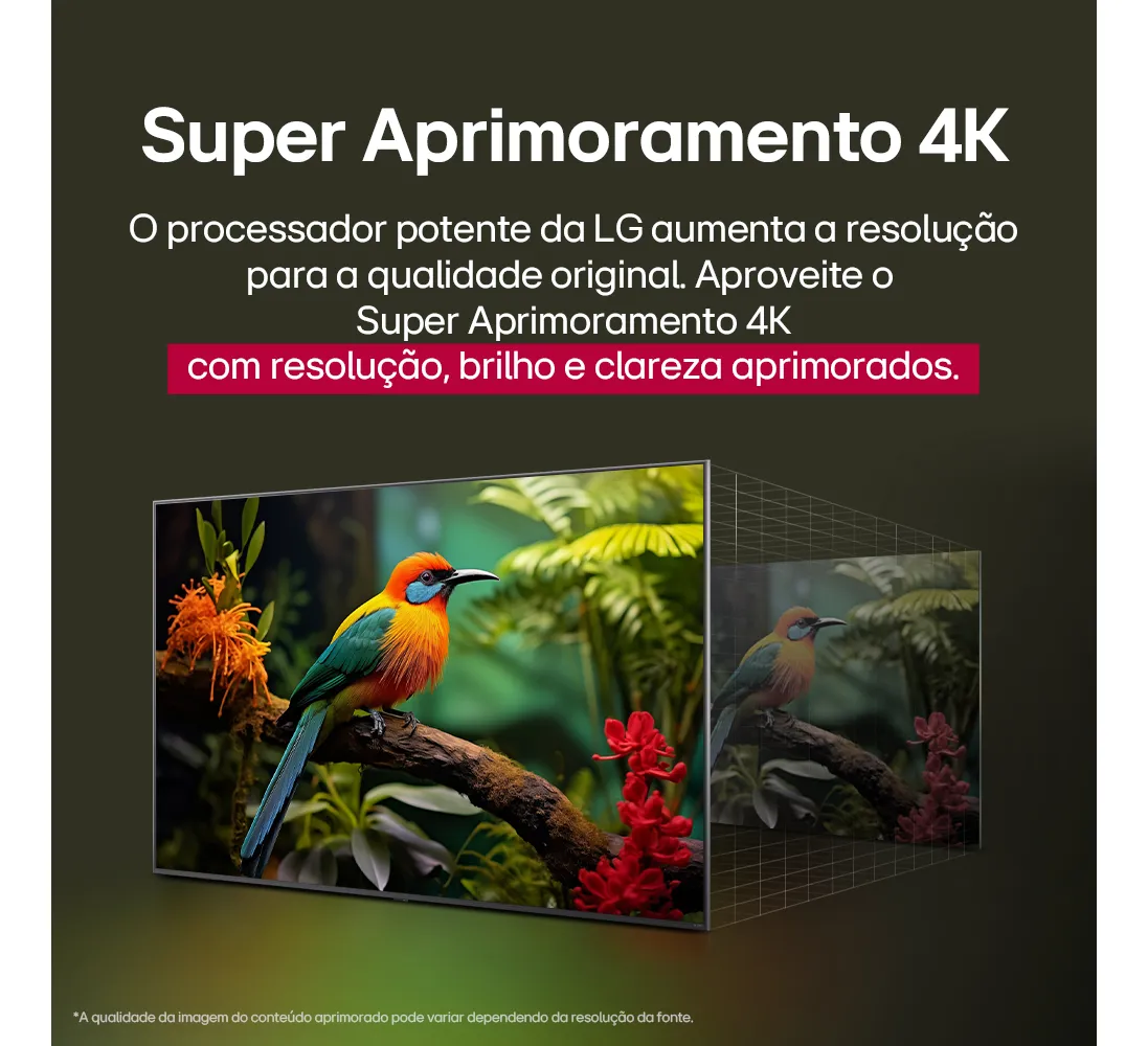 Smart TV 4K 50" LG UHD 50UA85 Processador α7 AI Ger8 4K Super Upscaling Google Cast Alexa Integrado Controle AI Smart Magic WebOS 25 - Imagem 4
