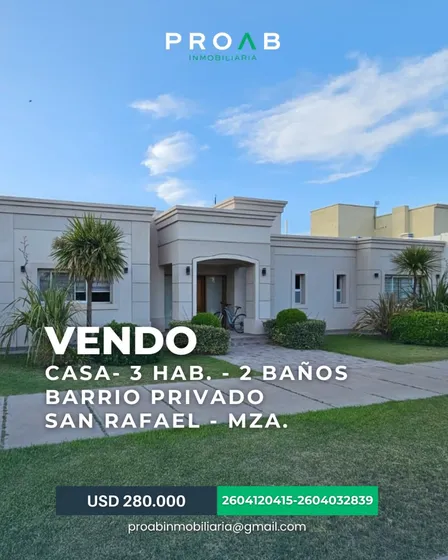Vendo Casa En Barrio Privado