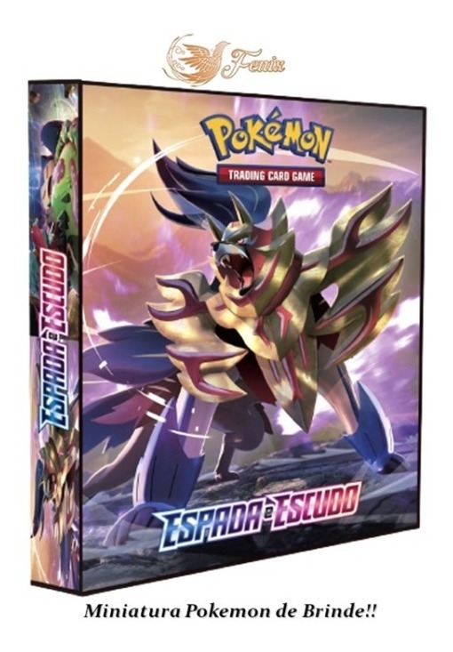 02 Fichário Pasta Pokemon + 60 Folhas + 18 Cards + Brinde Mercado Livre
