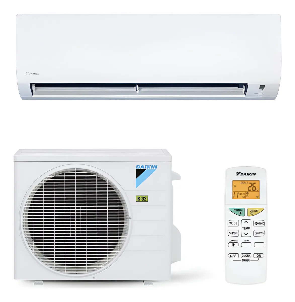 Ar Condicionado Hw Daikin Full Inverter 9k Qef R-32 - Branco