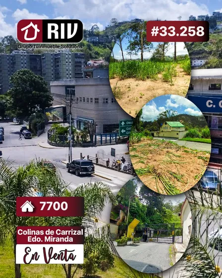 Venta - Terreno En La Colinas De Carrizal, Estado Miranda.