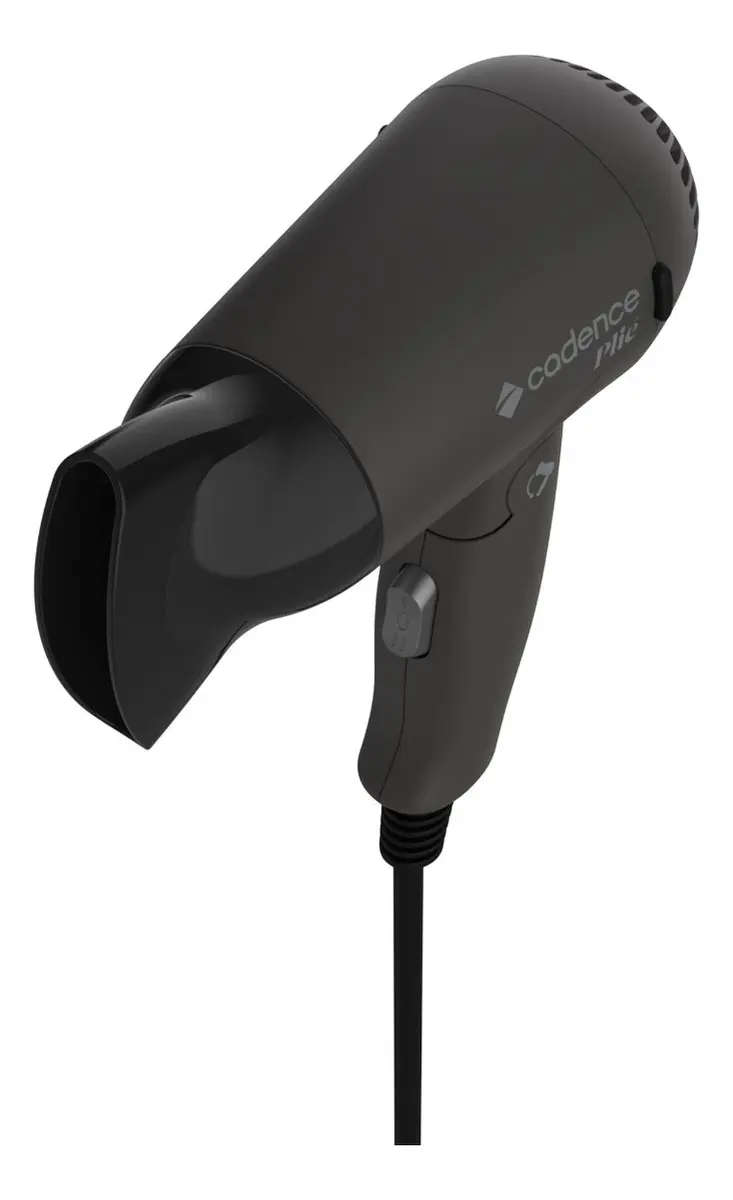 Secador De Cabelos Cadence Plie Sec190 - Bivolt Viagem Preto