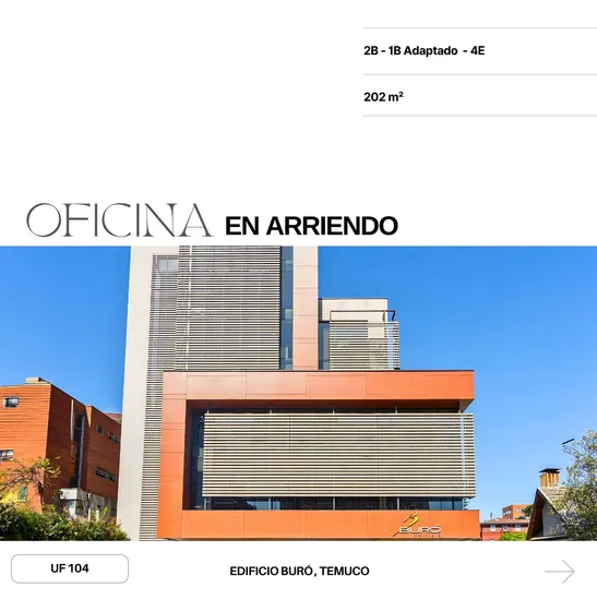 Se Arrienda Oficina Nueva - Edificio Buró
