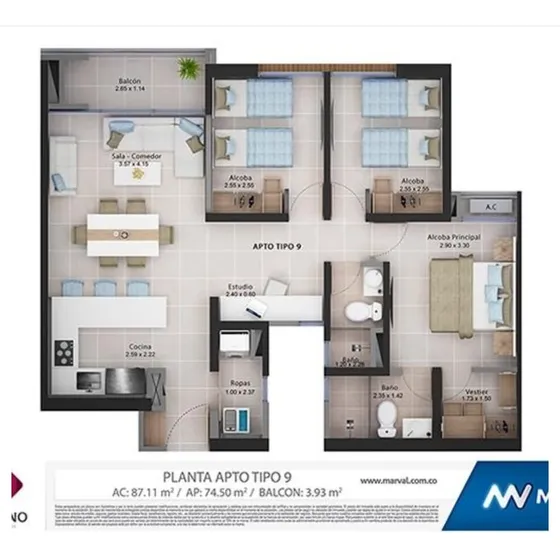 Apartamento Nuevo, Para Estrenar, Oeste De Cali