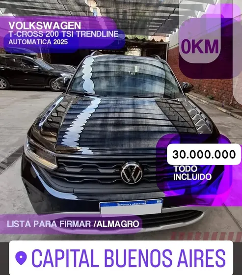 Volkswagen T-cross 1.0 200 Tsi Trendline Aut