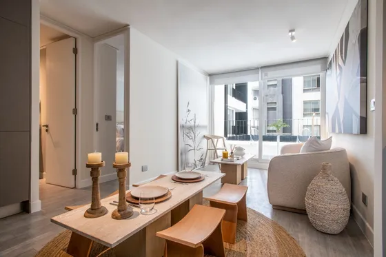 Arriendo Moderno Dpto 2d2b En Ñuñoa, Metro Chile España