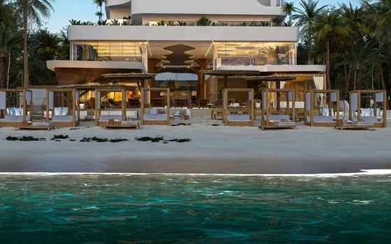 Departamento Con Club De Playa Frente Al Mar En Pre-construc