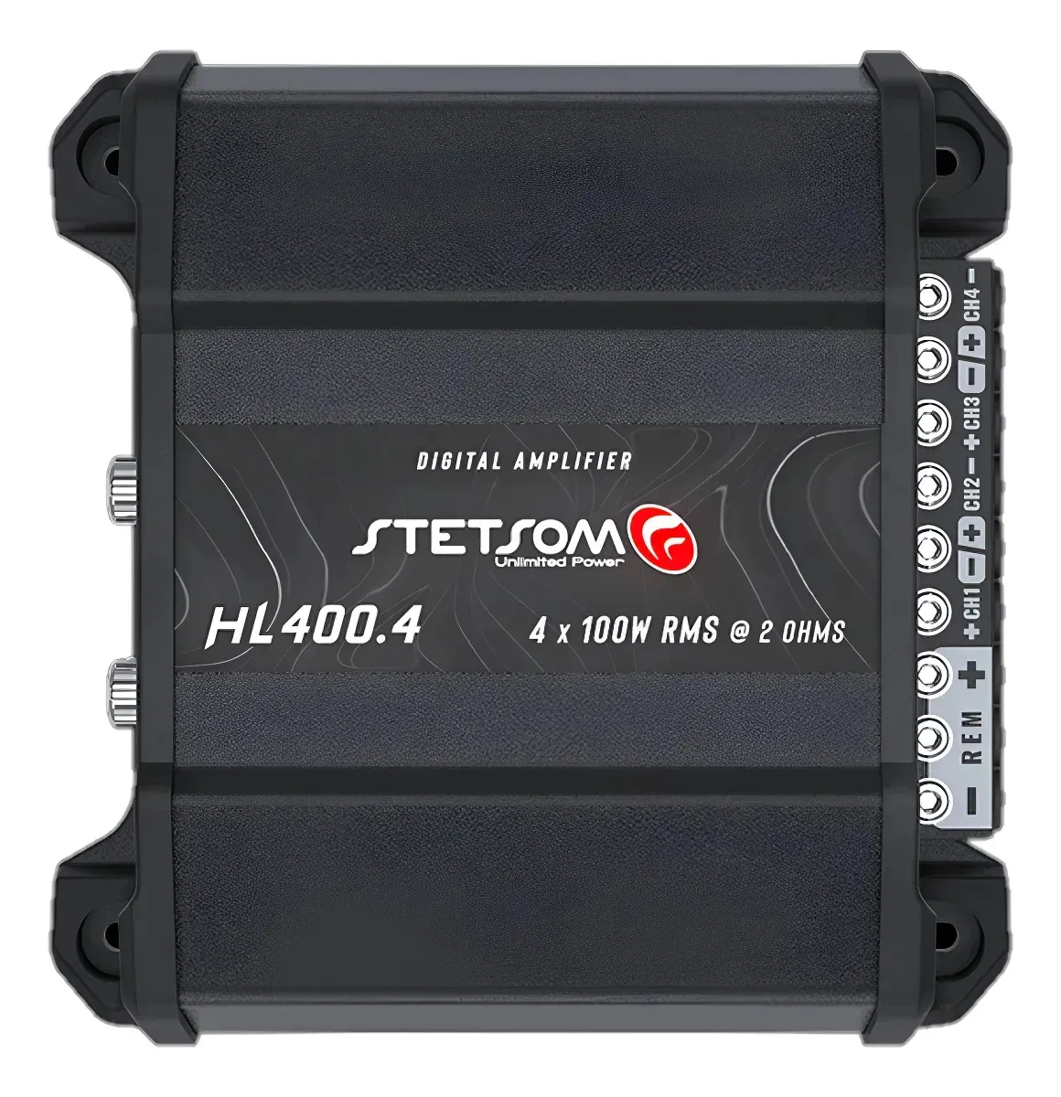 Módulo Amplificador Automotivo Stetsom HL 400.4 4 Canais 400W Preto