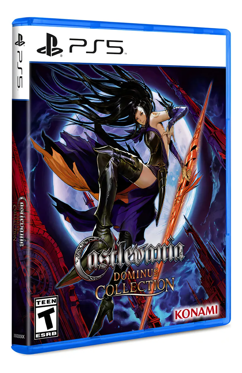 Capa do jogo Castlevania Dominus Collection