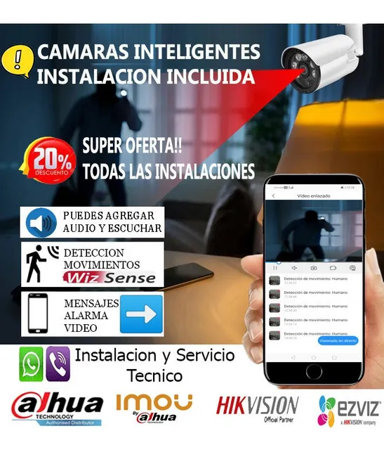 Camaras De Seguridad!! Instalación Y Servicio Tecnico