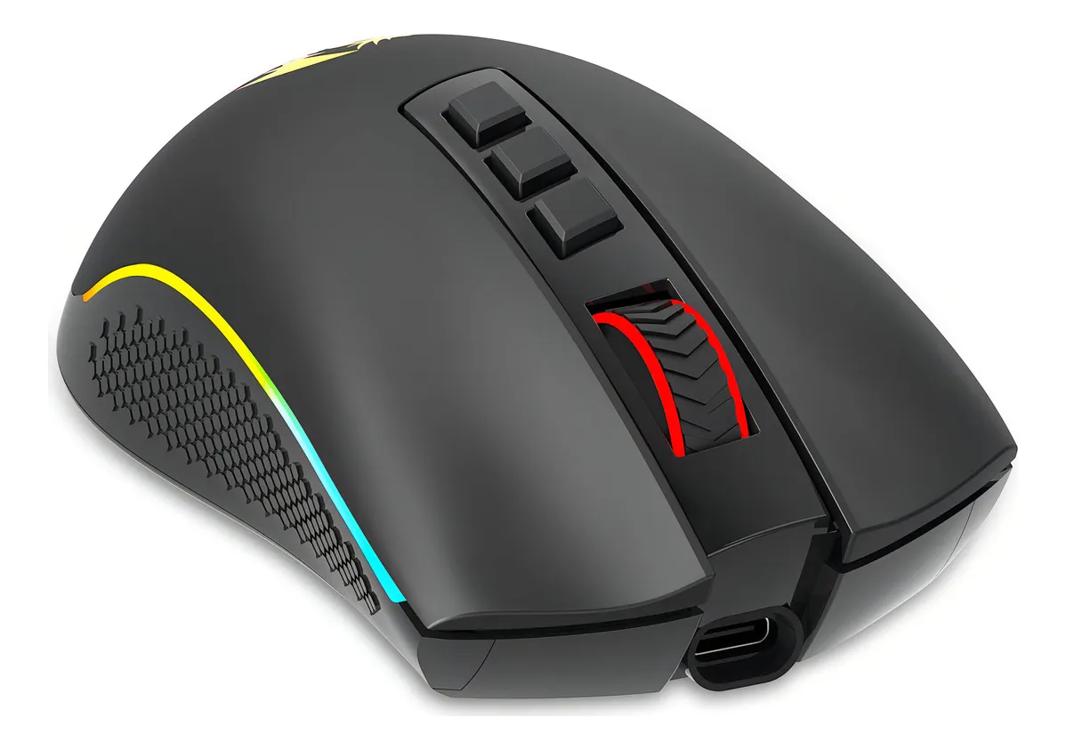Mouse Gamer Redragon Cobra Pro Usb+2.4g Preto - Imagem 2
