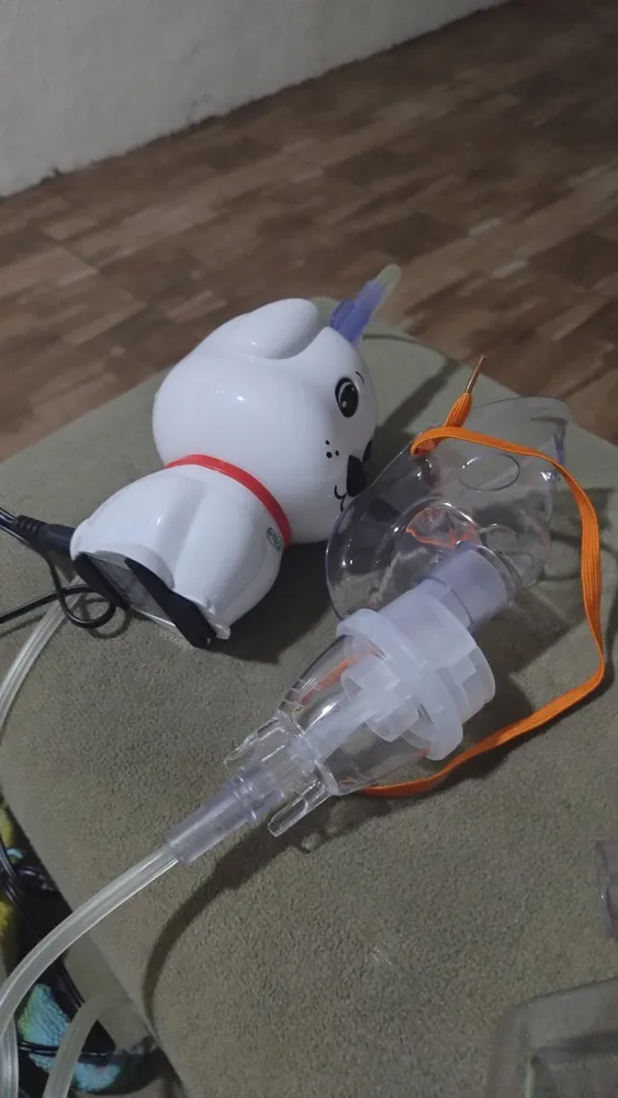 Inalador E Nebulizador Cachorrinho Dog Infantil Azul - Imagem 4