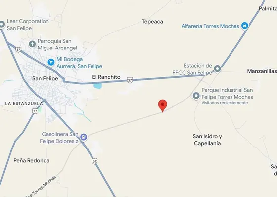 Terreno Rústico En Venta  San Felipe, Guanajuato