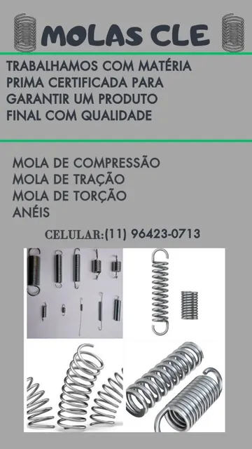 Fabricação De Molas , Travas , Anéis...