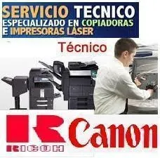 Servicio Tecnico Para Fotocopiadoras Ricoh-canon-hp-samsung