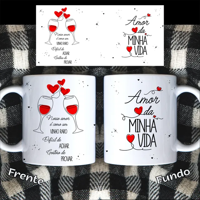 Caneca Personalizada Namorados 