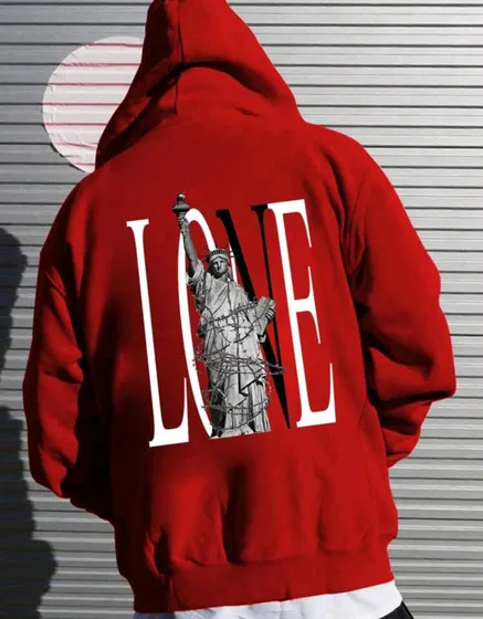 Chompa adidas roja sale