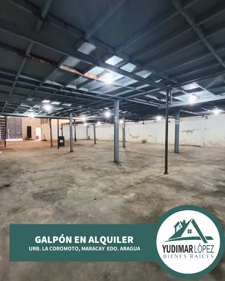 Amplio Galpón En Alquiler Ubicado En Urb. La Coromoto, Maracay- Edo. Aragua 
