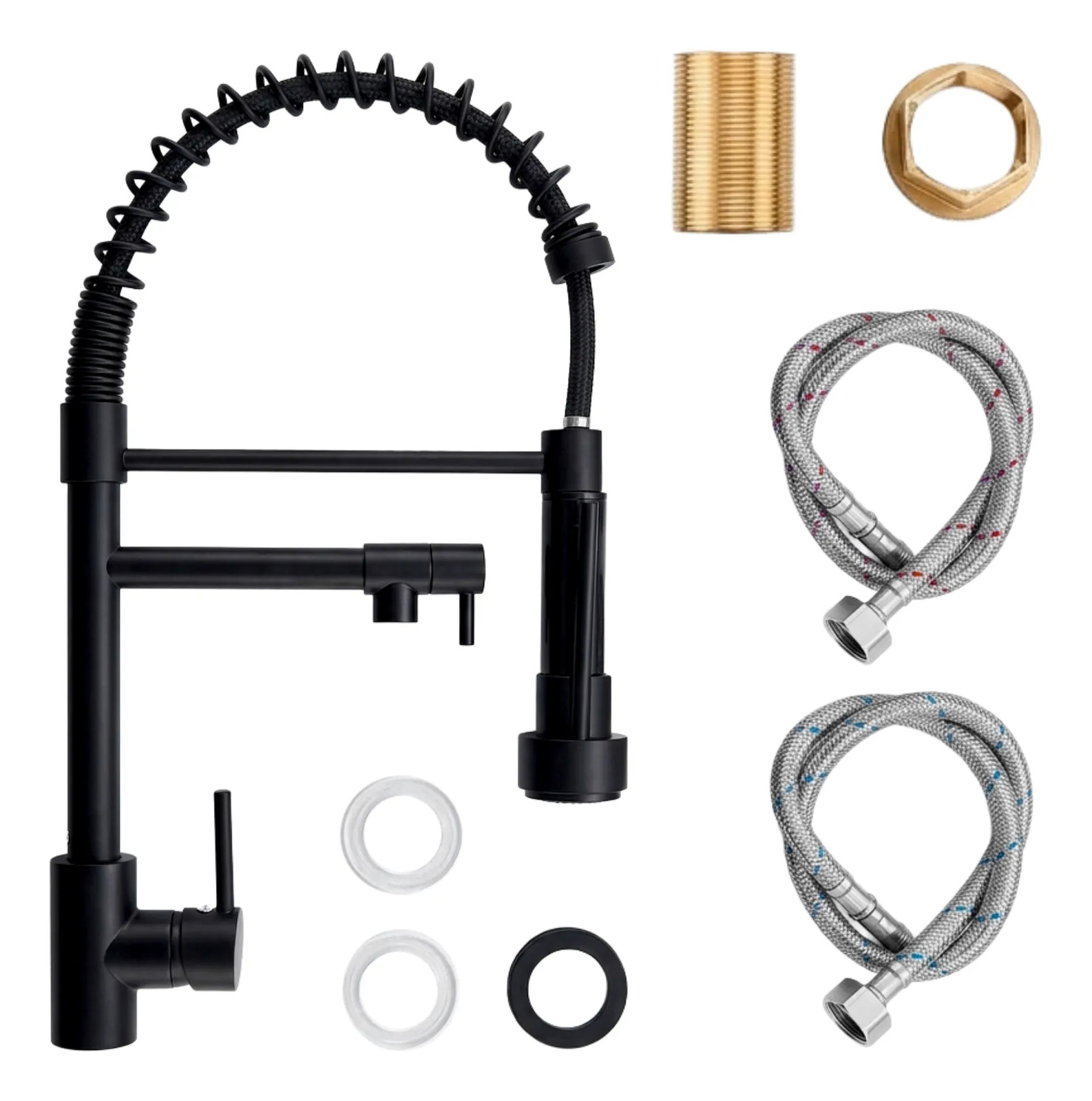Torneira Para Pia De Cozinha Monocomando Dupla Saida Mesa Preto Fosco Torneira Para Pia De Cozinha Monocomando Dupla Saida Mesa Preto Fosco