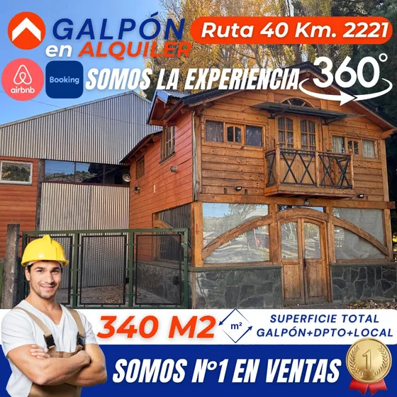 Galpón Con Oficina Y Departamento En Alquiler Sobre Ruta 40 San Martín De Los Andes Vega Maipú