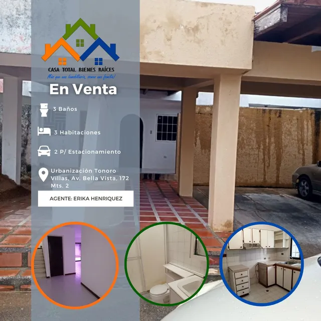 Se Vende Town House Urbanizacion Tonoro Villas