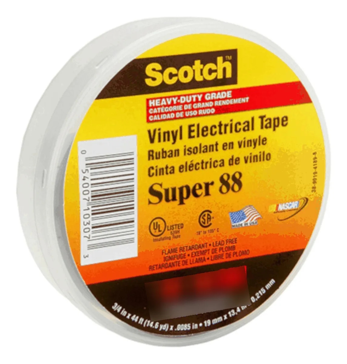 CINTA NEGRA ELECTRICA 20 MTS 3M SUPER 33