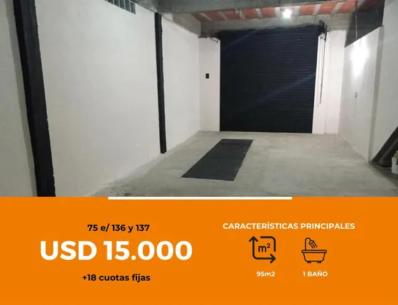Depósito En Venta - 129 Mts2 - La Plata [financiado]