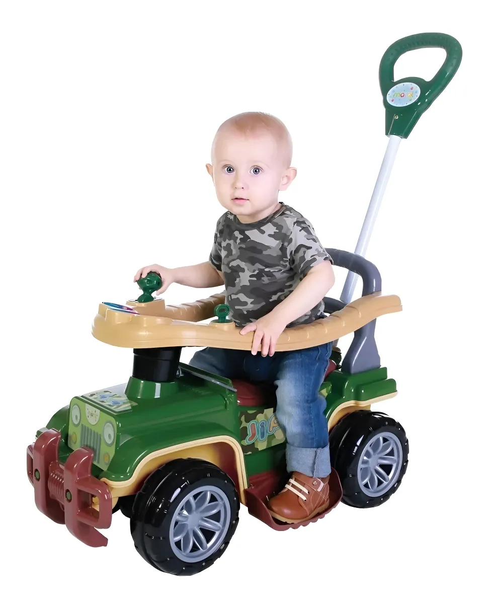 Carrinho Passeio Infantil Quadriciclo Maral Jip Jip Menino Cor Verde