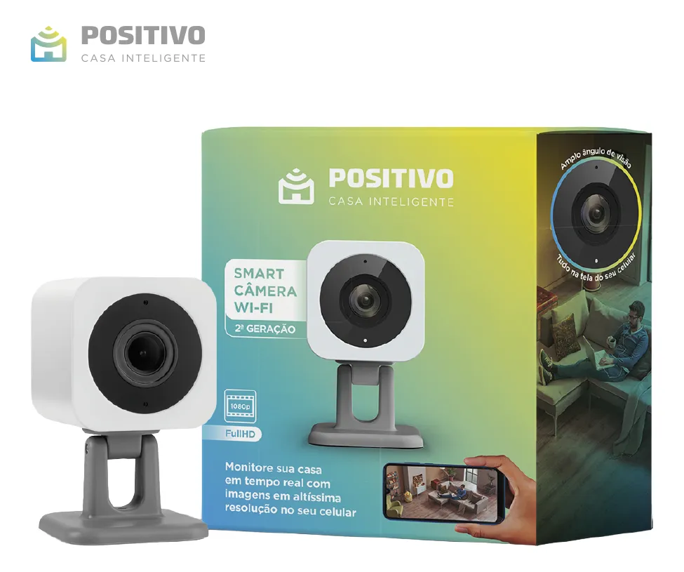 Positivo Smart Câmera Wi-Fi 2ª Geração