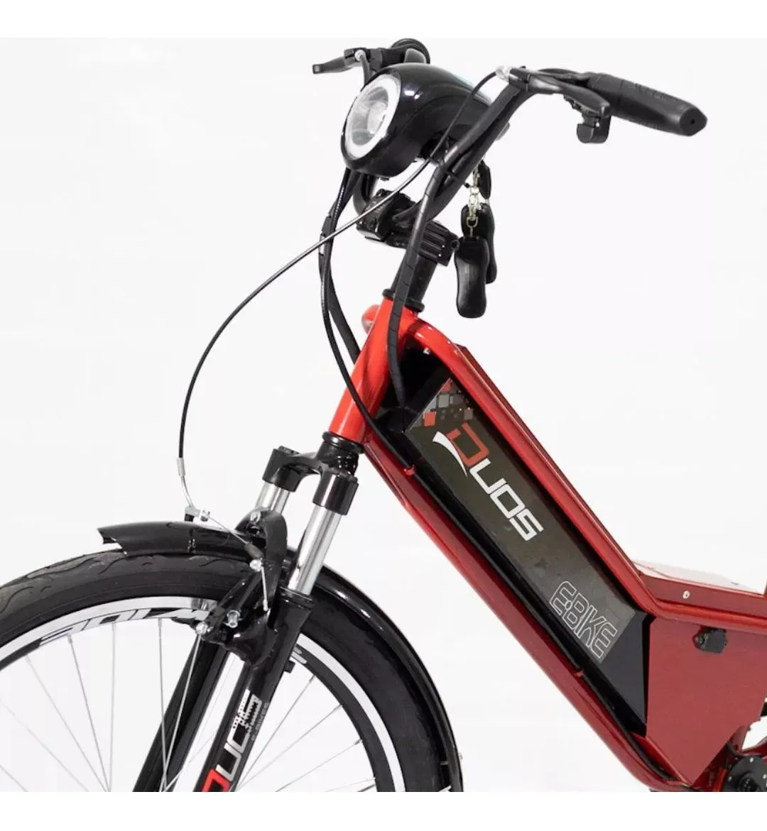 Bicicleta Elétrica Duos Confort 800w 48v 15ah - Vermelha - Imagem 4