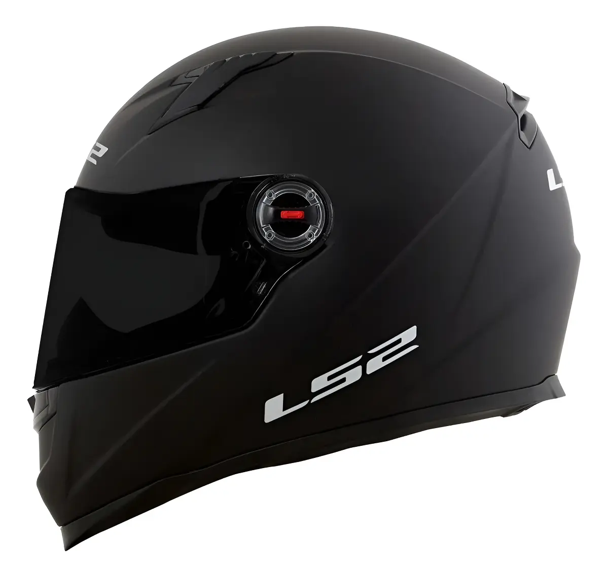 Capacete Fechado Ls2 Ff358 Classic Viseira Cristal Monocolor Preto Fosco Liso Pinlock Compativel Comunicador — foto 4