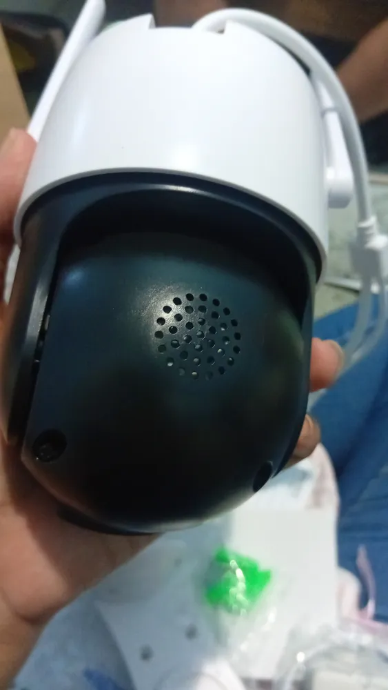 Câmera Segurança Ip Externa Wifi A28 App Icsee Prova Dagua IP66 Dome Lente Dupla Lentes 2 Em 1 Vigilancia Visão Noturna Infravermelho Casenn - Imagem 3