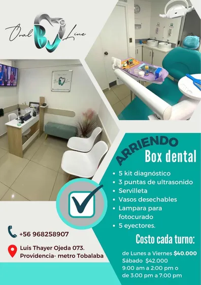 Arriendo Box Dental Por Turno