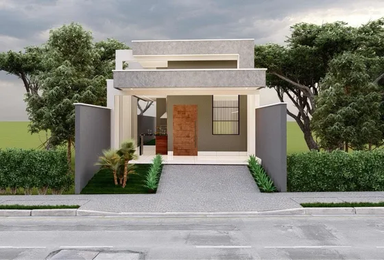 Casa Com 2/4 Em Taquaralto