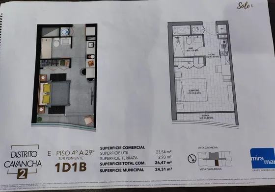 Venta Cesión Depto Tipo Estudio En Distrito Cavancha2