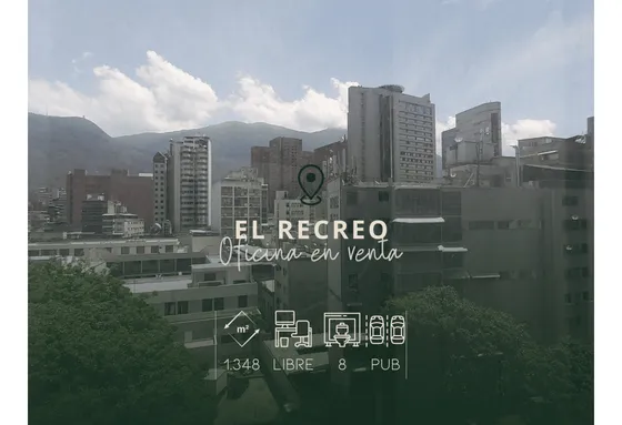 El Recreo. Venta Oficina 1.348mt2. Torre Norte