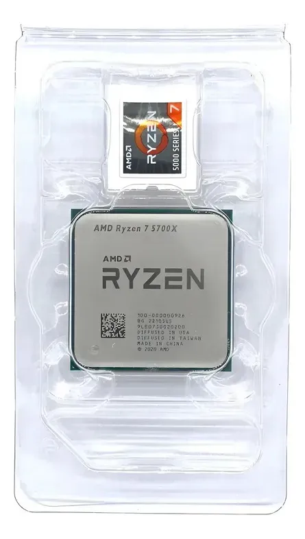 Processador Amd Ryzen 7 5700x 100-100000926wof De 8 Núcleos E 4.6ghz