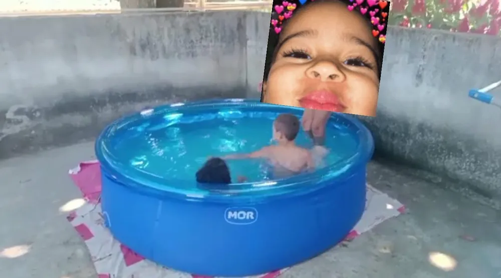 Piscina Inflável redonda Mor 1052MOR Splash Fun de 2.7m x 70cm 3400L azul caixa - Imagem 4