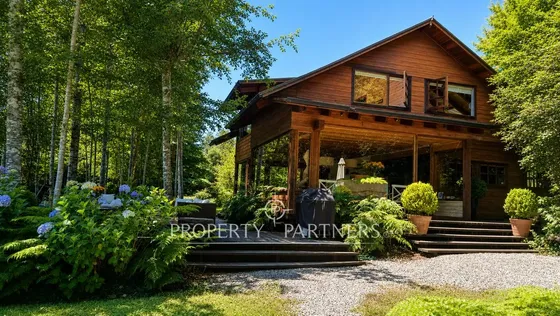 Casa Orilla De Lago Panguipulli Con Playa Exclusiv...