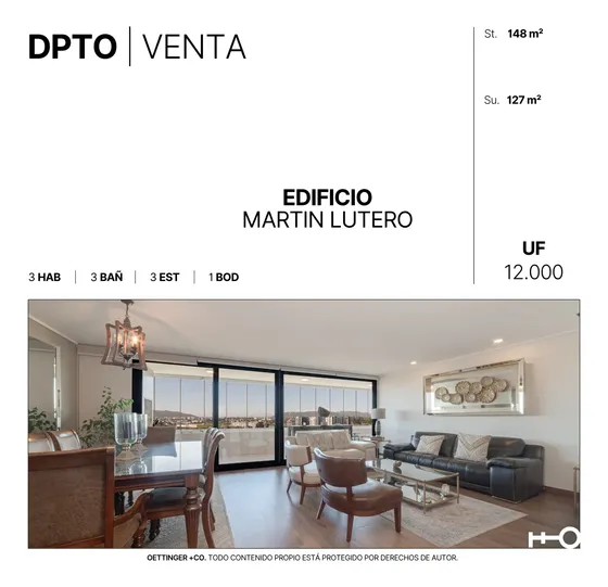 Departamento En Venta - Edificio Martín Lutero